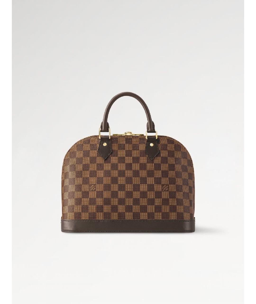 LOUIS VUITTON Коричневая сумка с короткими ручками, фото 9