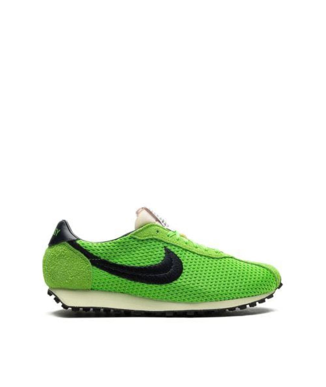 NIKE Зеленые замшевые низкие кроссовки / кеды, фото 9