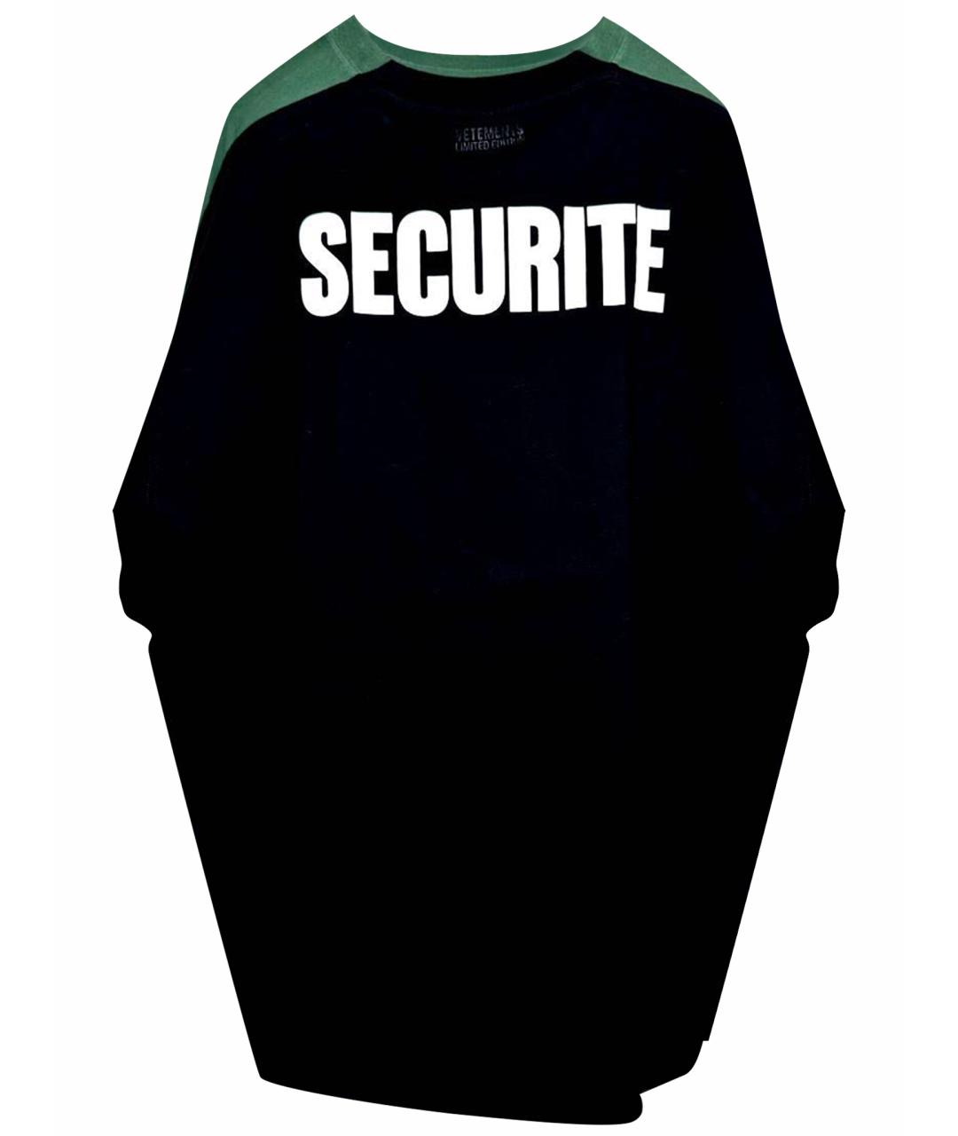 VETEMENTS Зеленая хлопковая футболка, фото 14