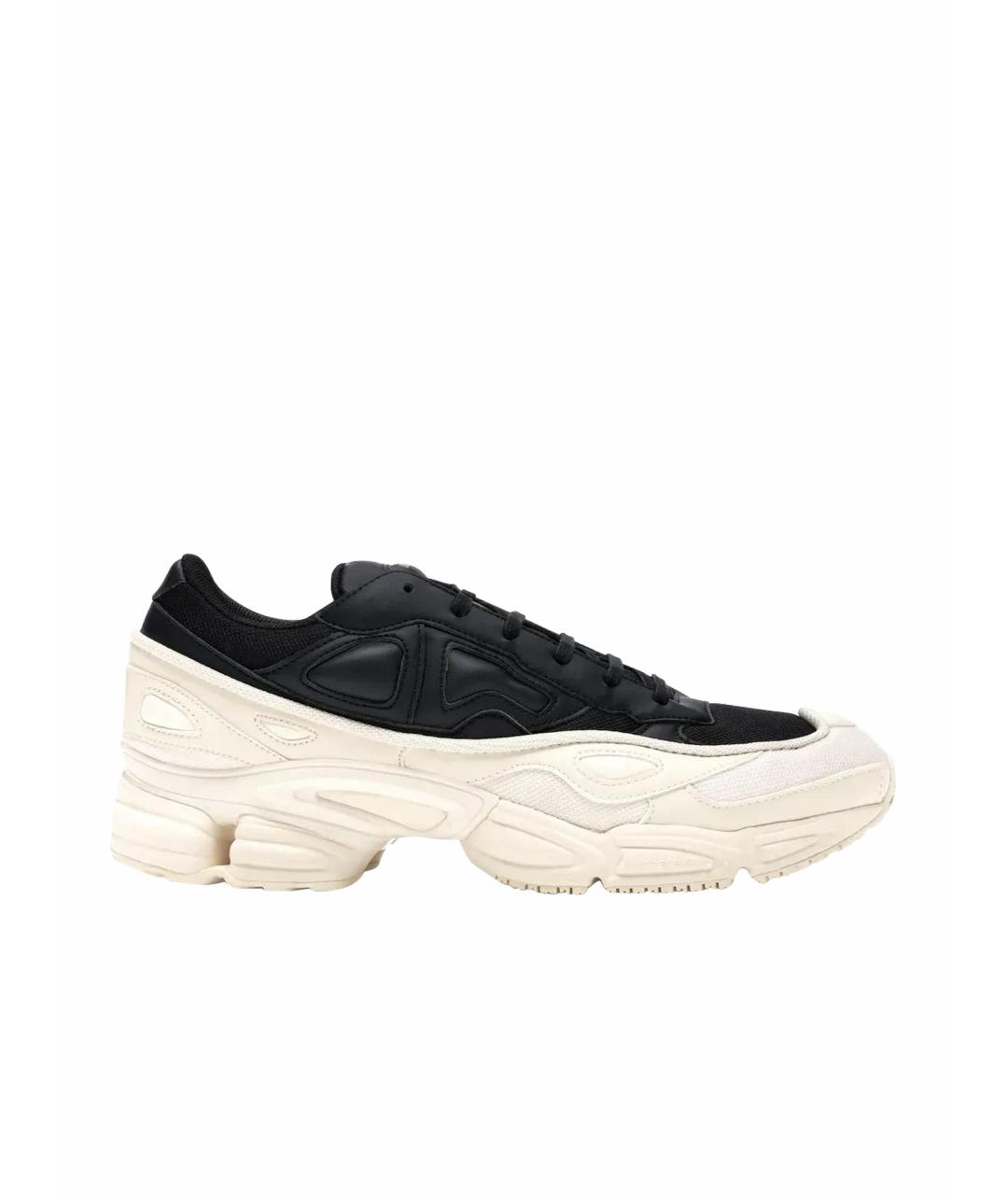 ADIDAS X RAF SIMONS Белые низкие кроссовки / кеды из экзотической кожи, фото 1