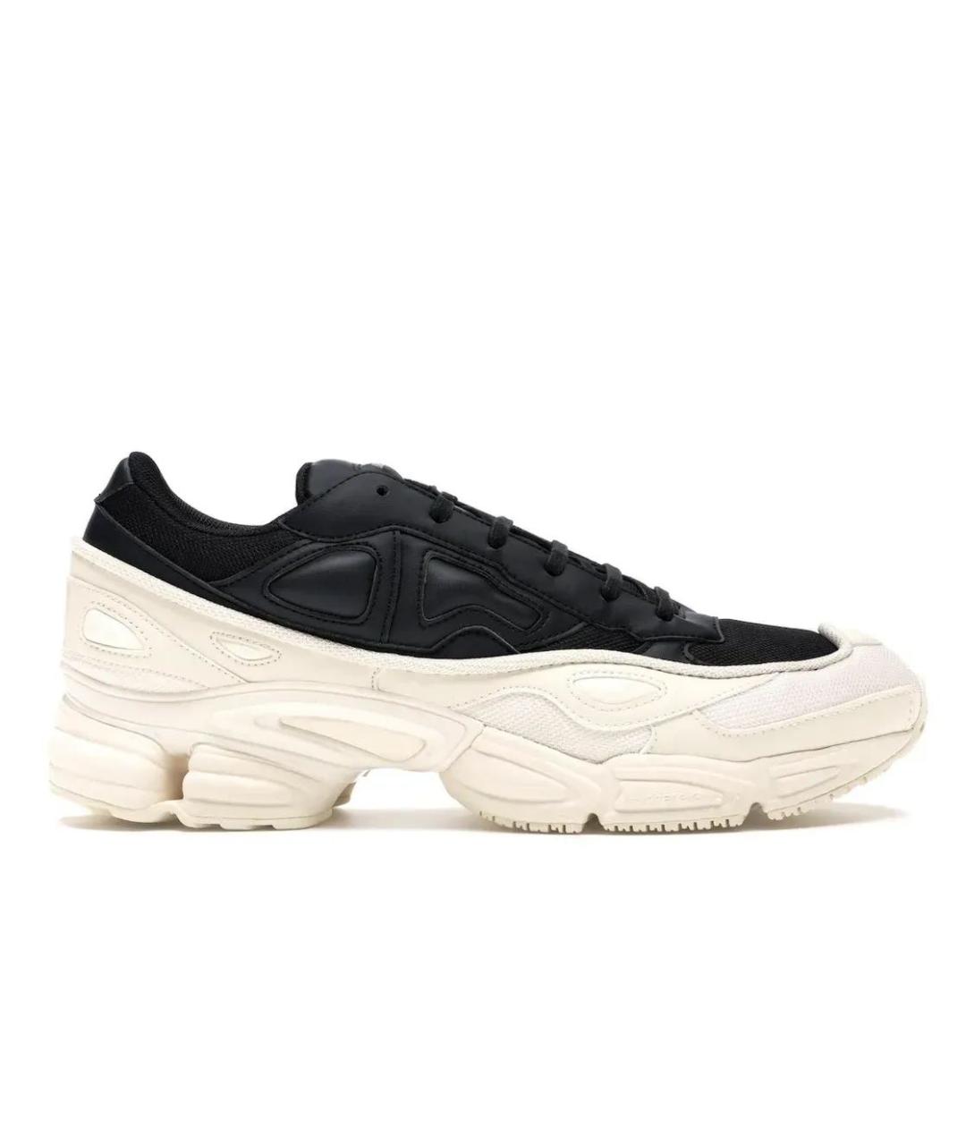 ADIDAS X RAF SIMONS Белые низкие кроссовки / кеды из экзотической кожи, фото 9