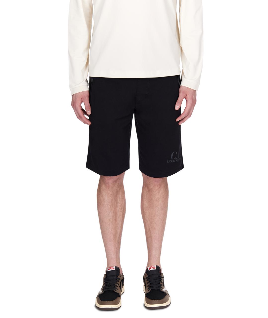 CP COMPANY Черные хлопковые шорты, фото 2