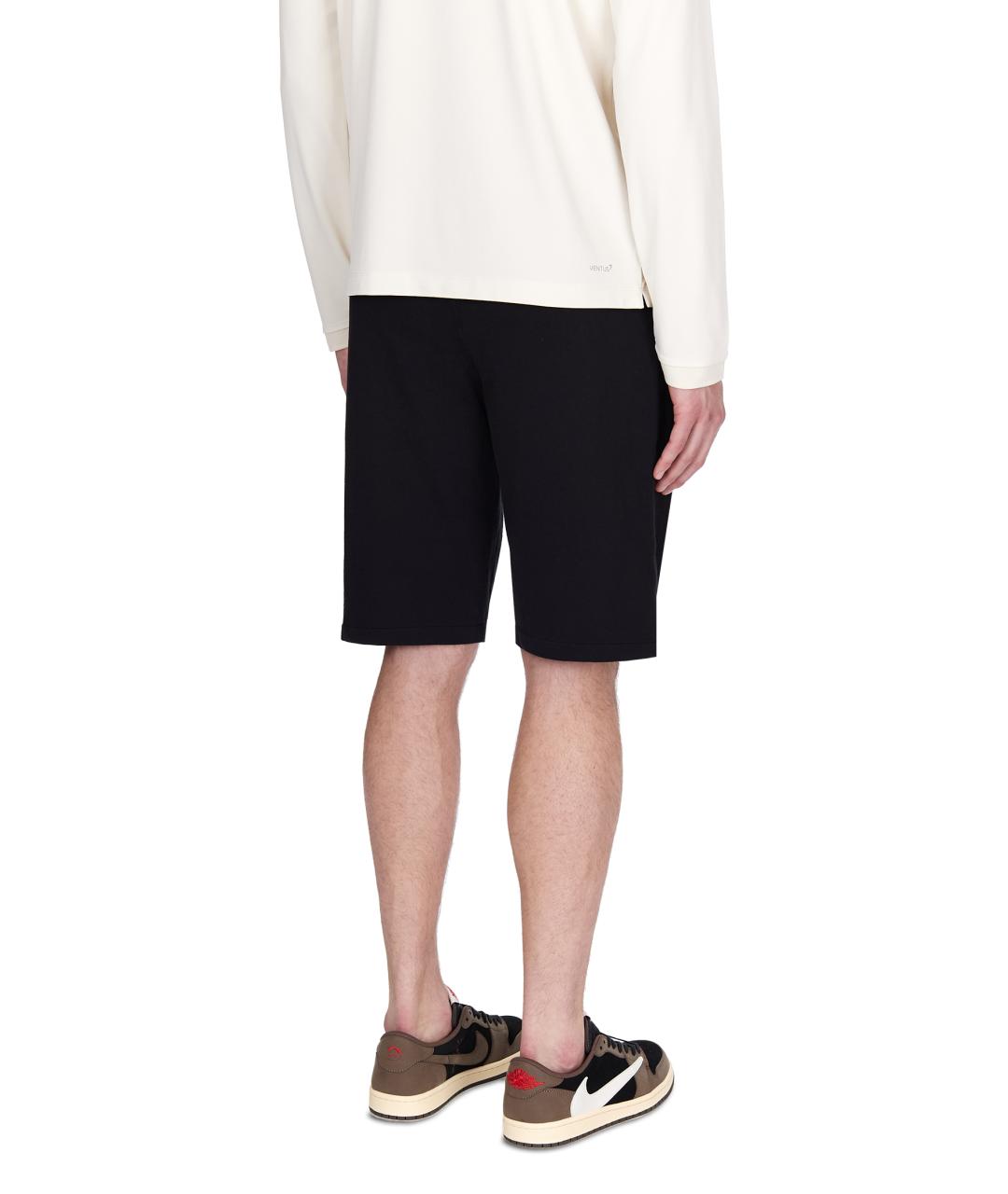 CP COMPANY Черные хлопковые шорты, фото 3