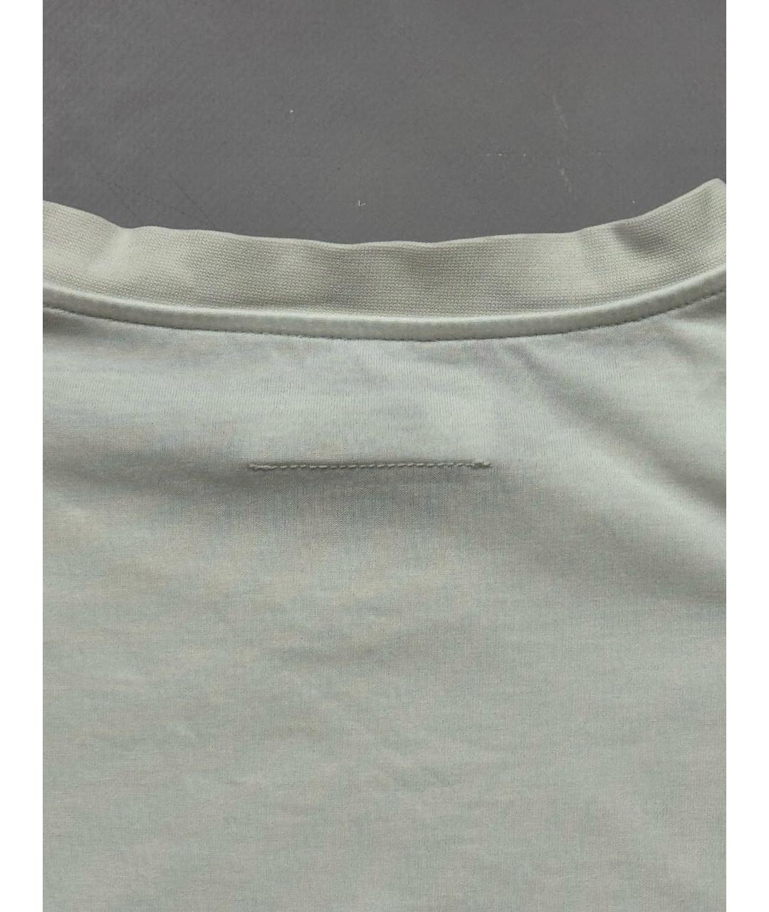 MM6 MAISON MARGIELA Белая хлопковая футболка, фото 4