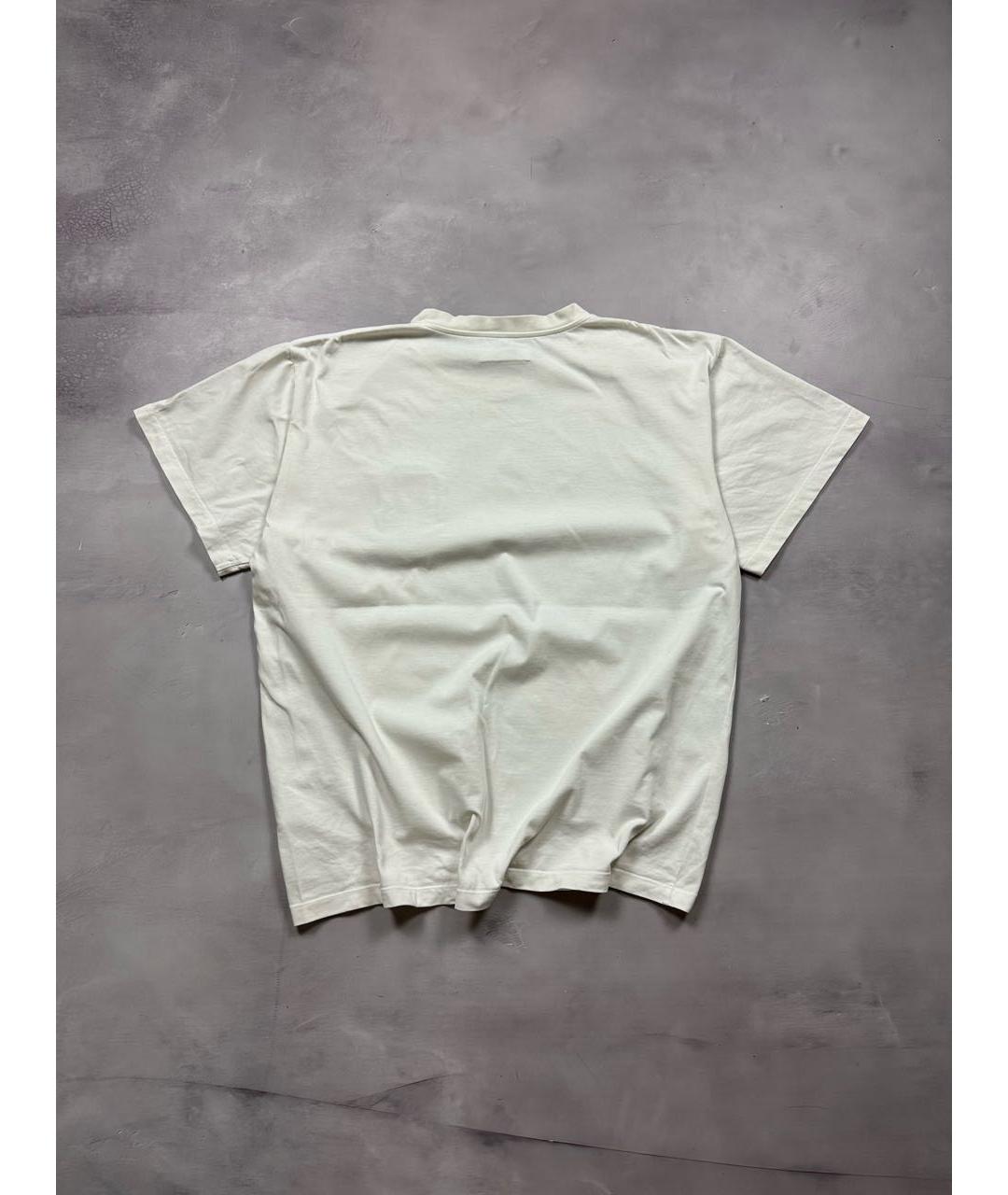 MM6 MAISON MARGIELA Белая хлопковая футболка, фото 3