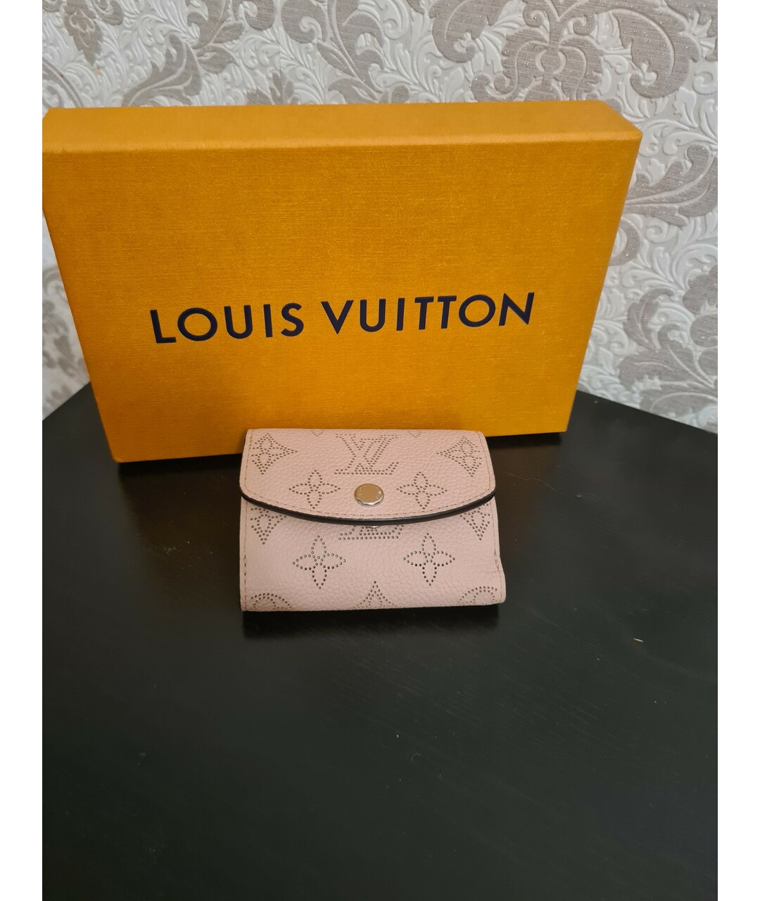 LOUIS VUITTON PRE-OWNED Розовый кожаный кошелек, фото 5