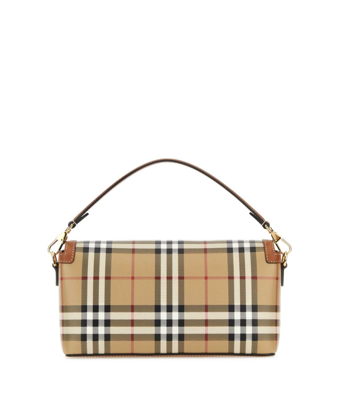 BURBERRY Бежевая сумка с короткими ручками, фото 3