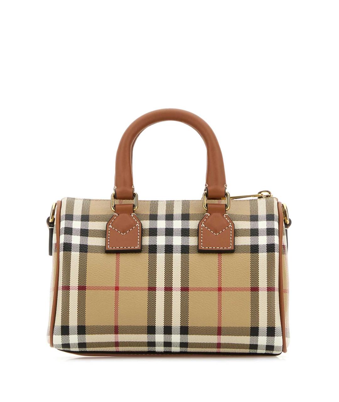 BURBERRY Бежевая сумка с короткими ручками, фото 2
