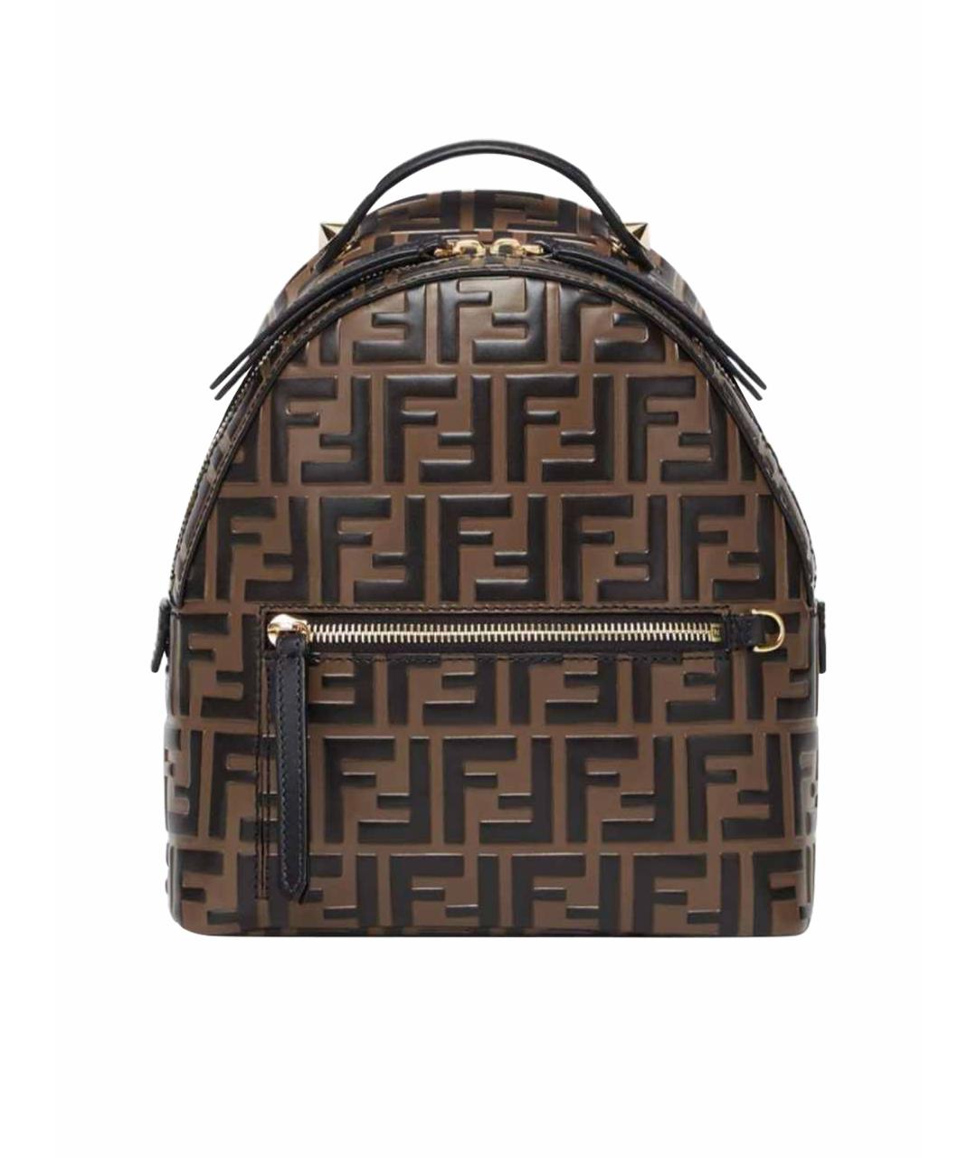 FENDI Коричневый рюкзак, фото 1