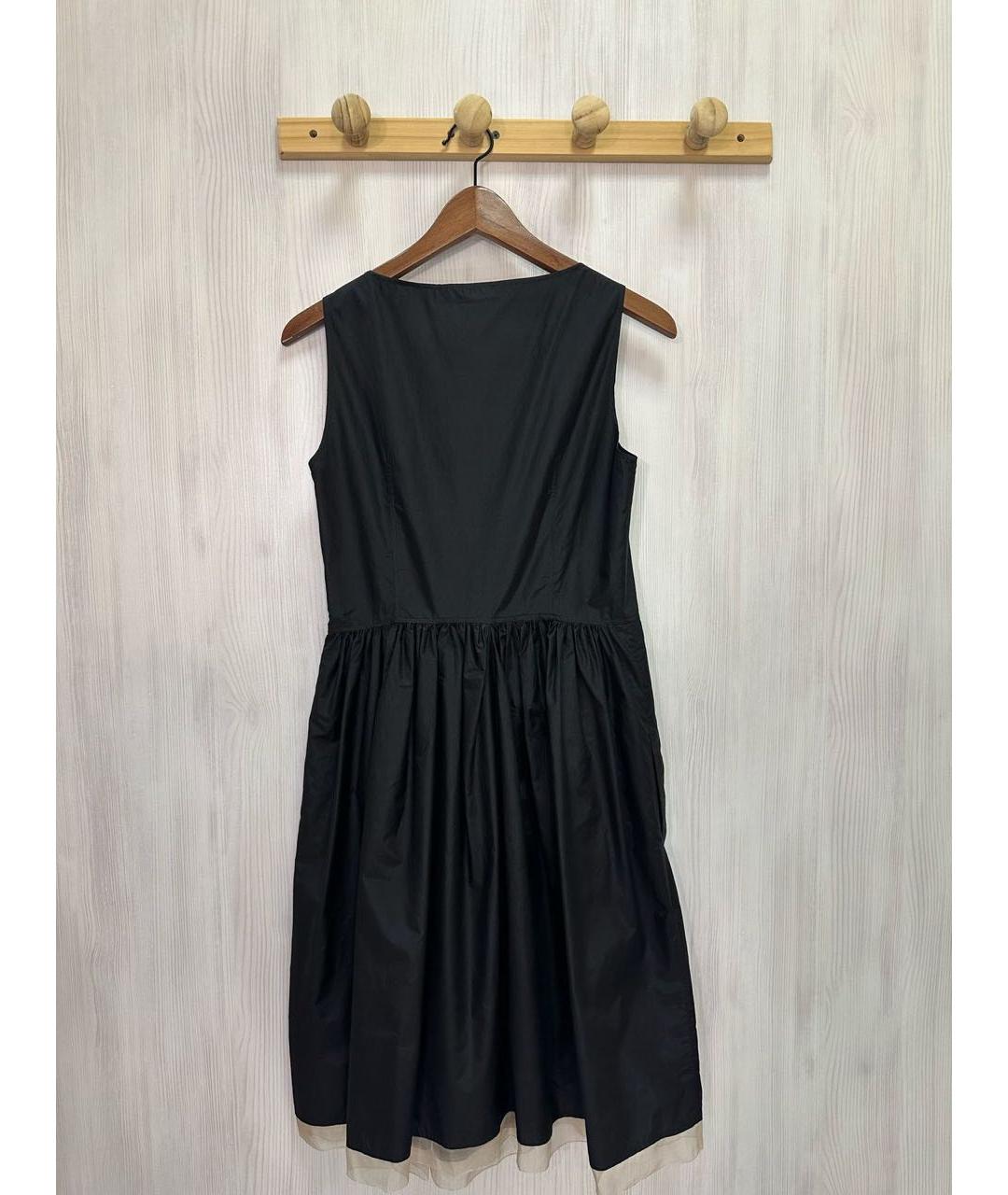 MAX MARA STUDIO Черное повседневное платье, фото 3