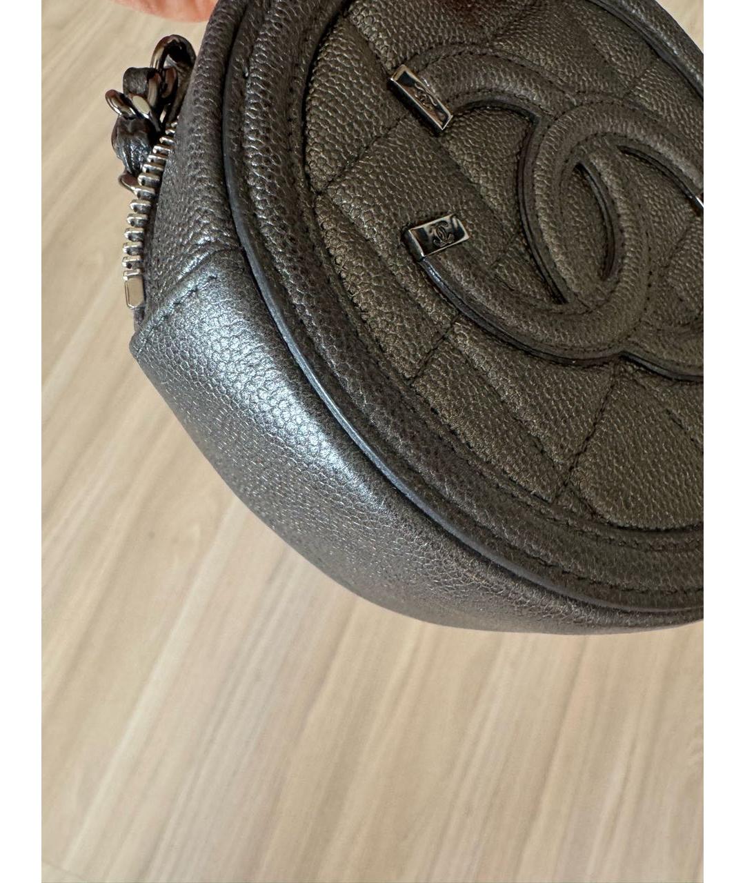 CHANEL Кожаная сумка через плечо, фото 5