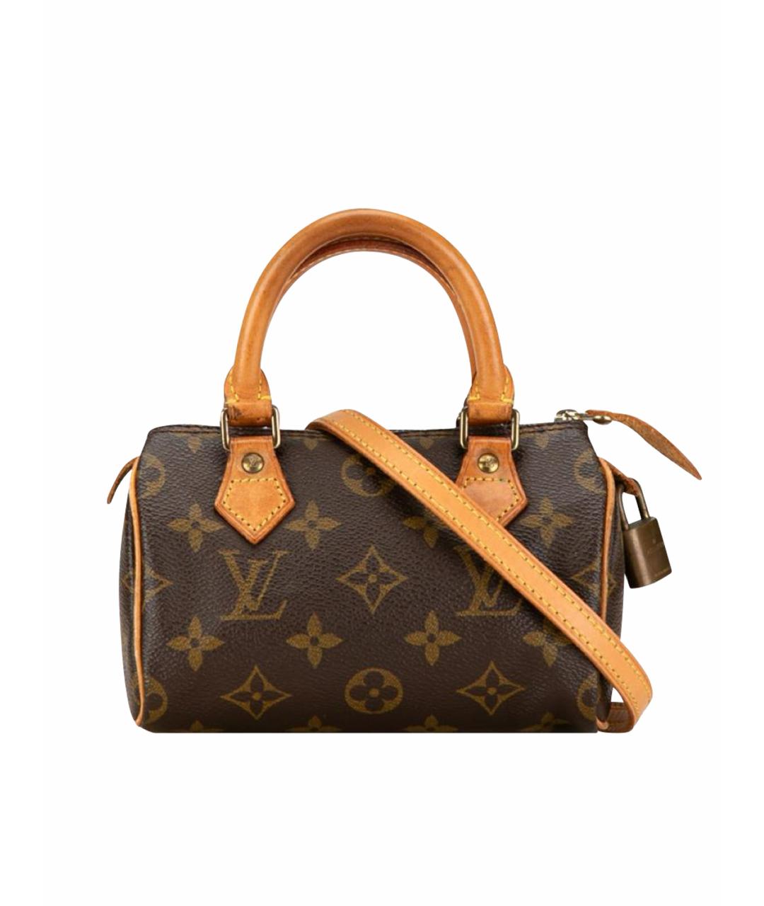 LOUIS VUITTON Коричневая сумка с короткими ручками, фото 1