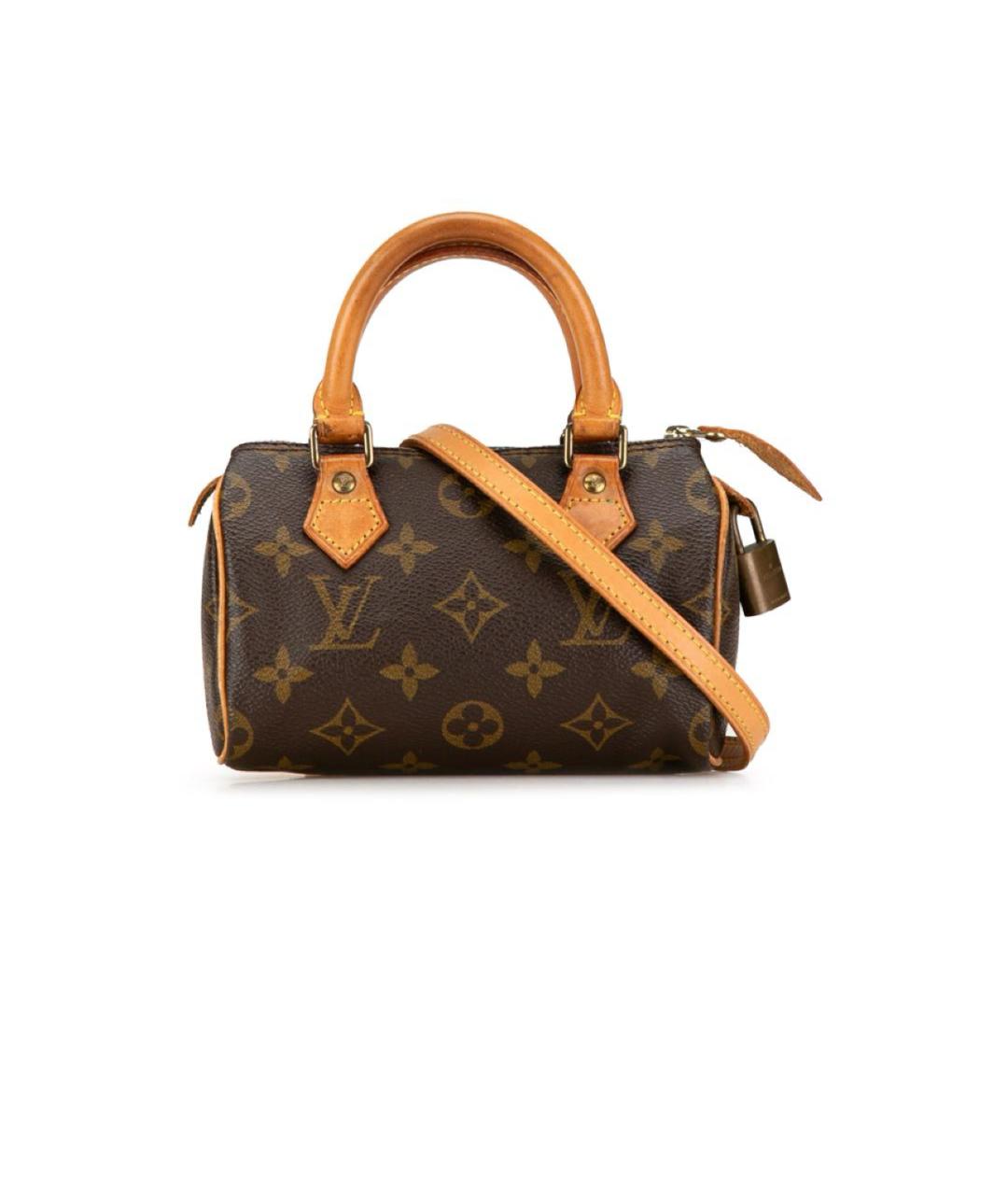LOUIS VUITTON Коричневая сумка с короткими ручками, фото 8