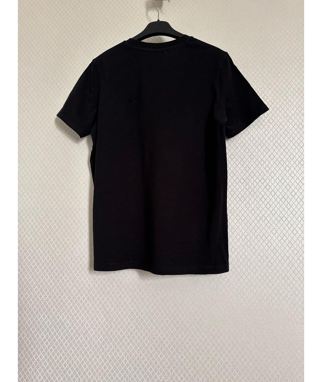 ACNE STUDIOS Черная хлопковая футболка, фото 2