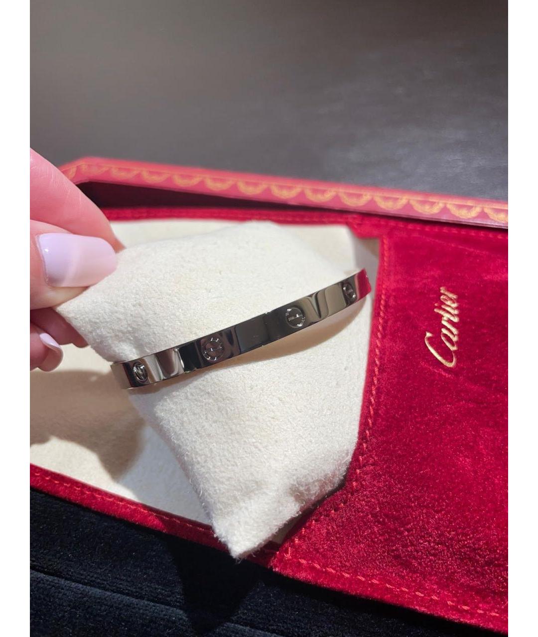 CARTIER Браслет из белого золота, фото 6