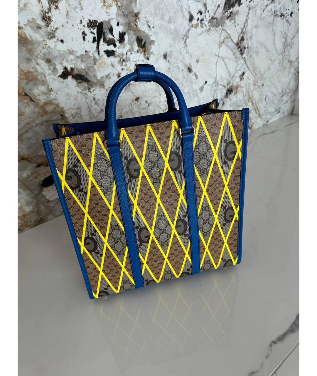 GUCCI Мульти кожаная сумка тоут, фото 2