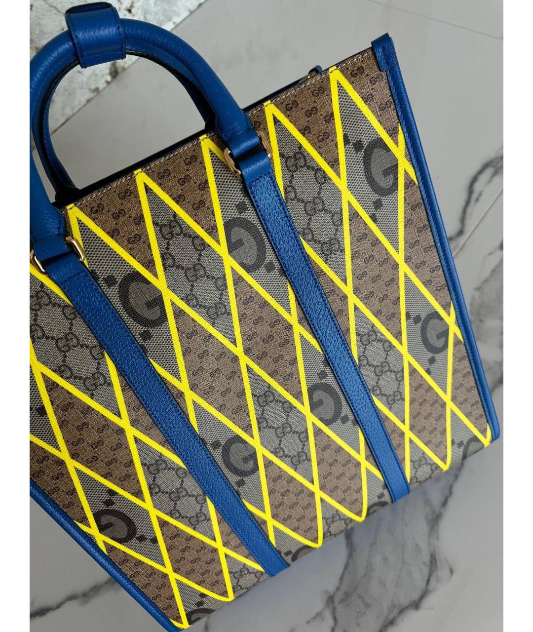GUCCI Мульти кожаная сумка тоут, фото 4