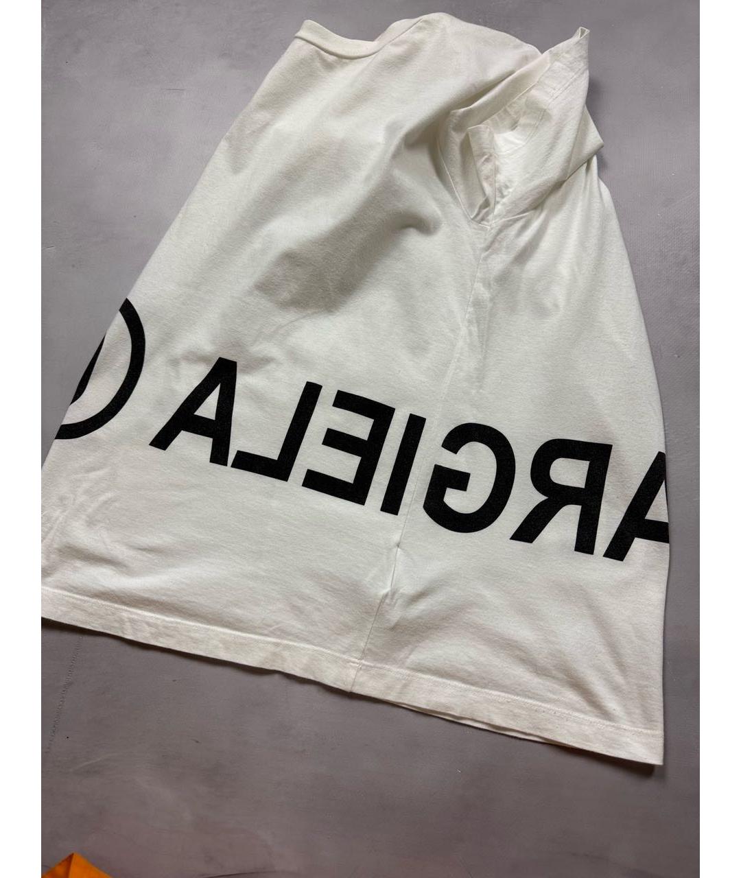 MM6 MAISON MARGIELA Белая хлопковая футболка, фото 4