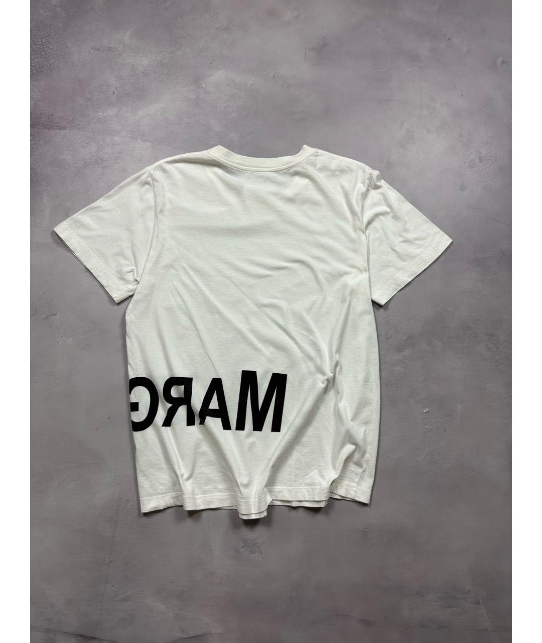 MM6 MAISON MARGIELA Белая хлопковая футболка, фото 2