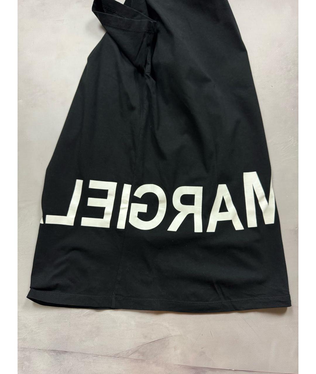 MM6 MAISON MARGIELA Черная хлопковая футболка, фото 4
