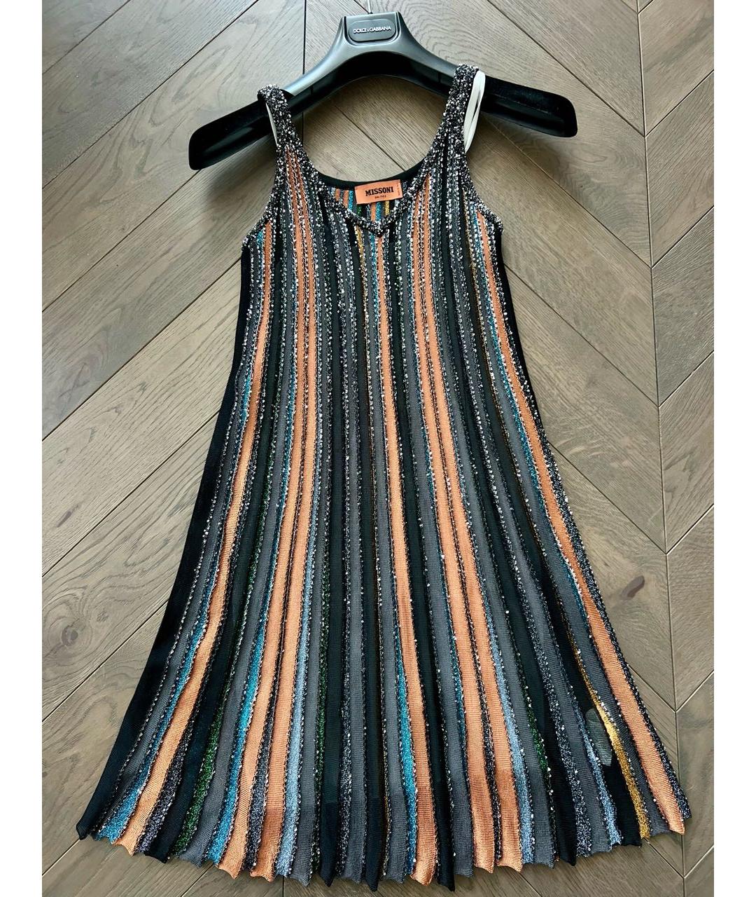 MISSONI Мульти вискозное коктейльное платье, фото 6