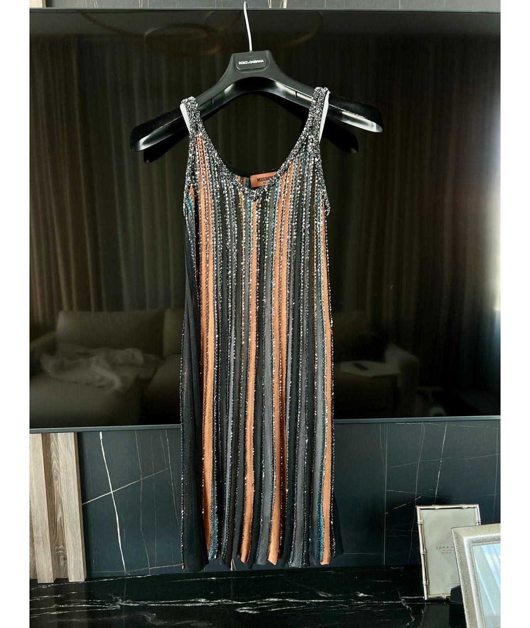MISSONI Мульти вискозное коктейльное платье, фото 7