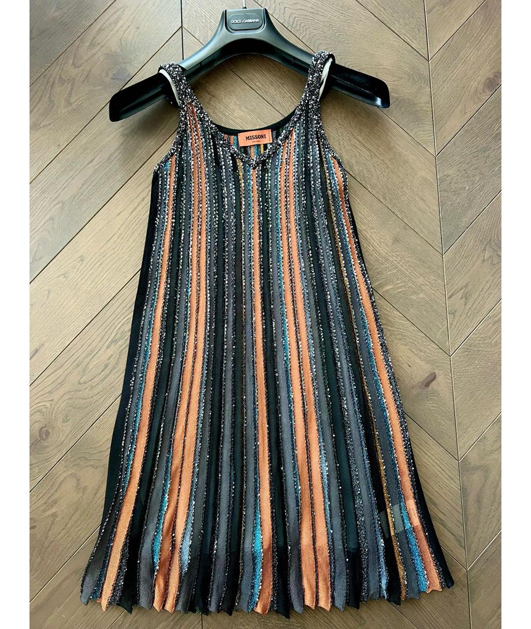MISSONI Мульти вискозное коктейльное платье, фото 9