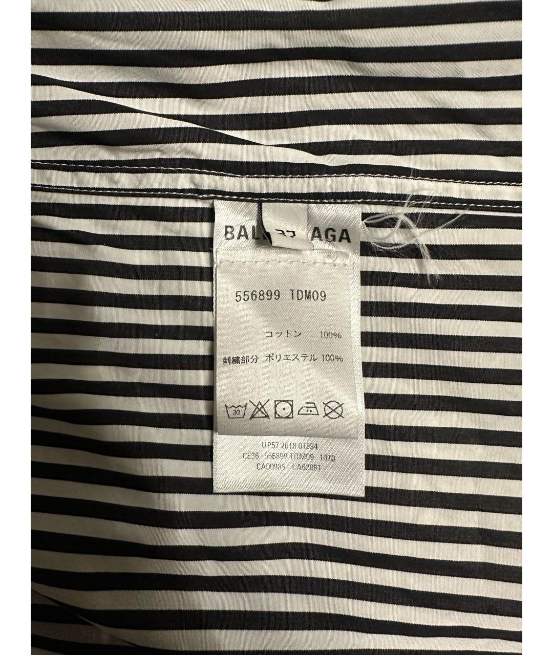 BALENCIAGA Серая хлопковая рубашка, фото 5