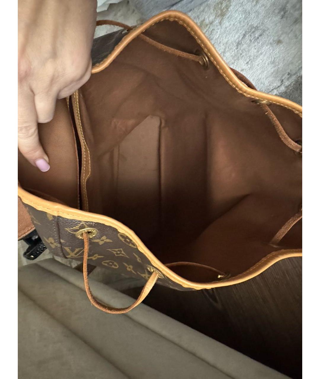 LOUIS VUITTON Коричневый рюкзак, фото 2