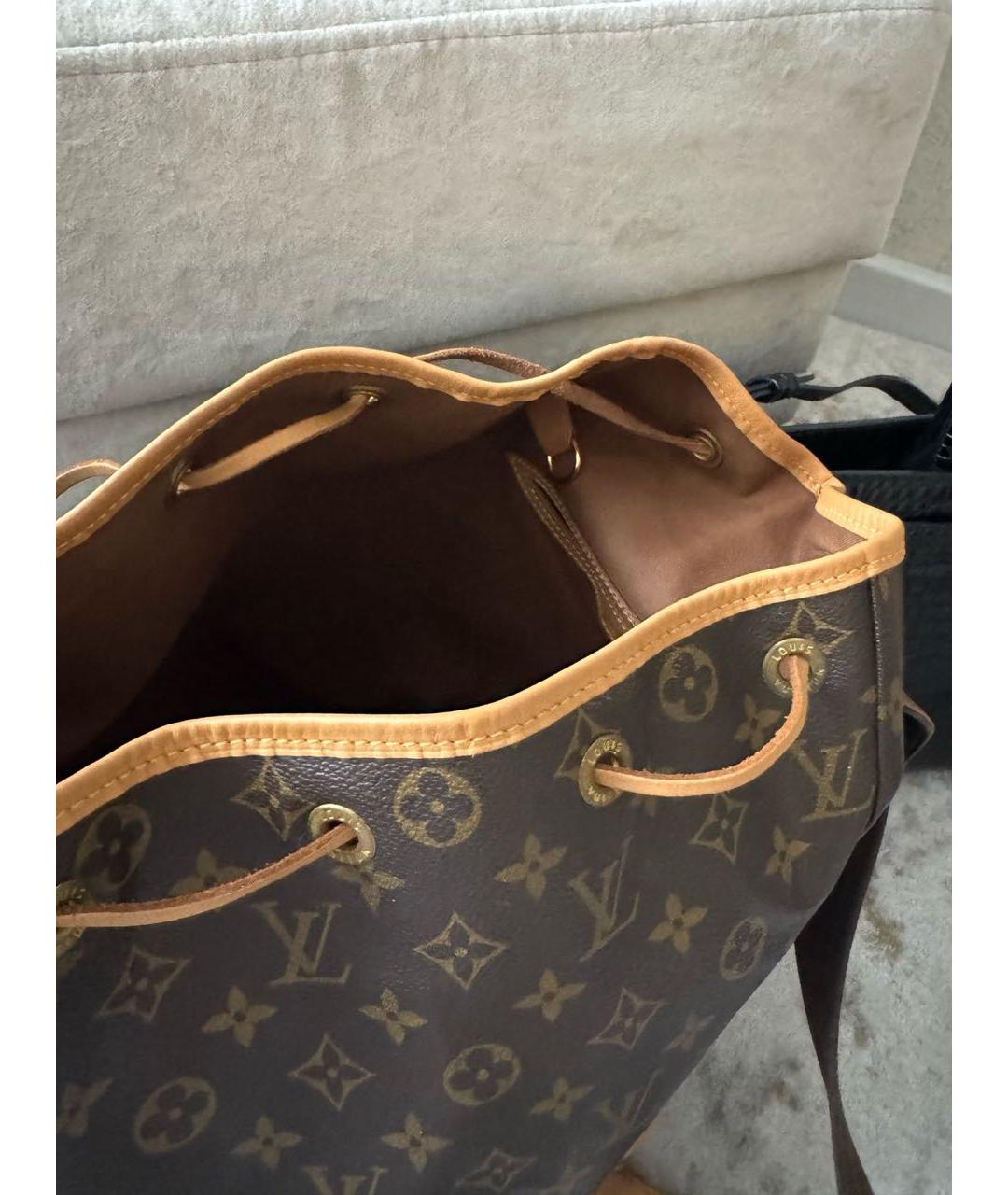 LOUIS VUITTON Коричневый рюкзак, фото 3