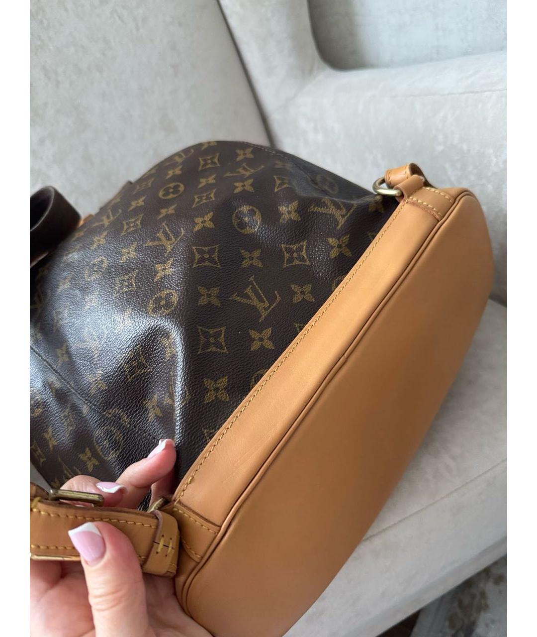 LOUIS VUITTON Коричневый рюкзак, фото 7