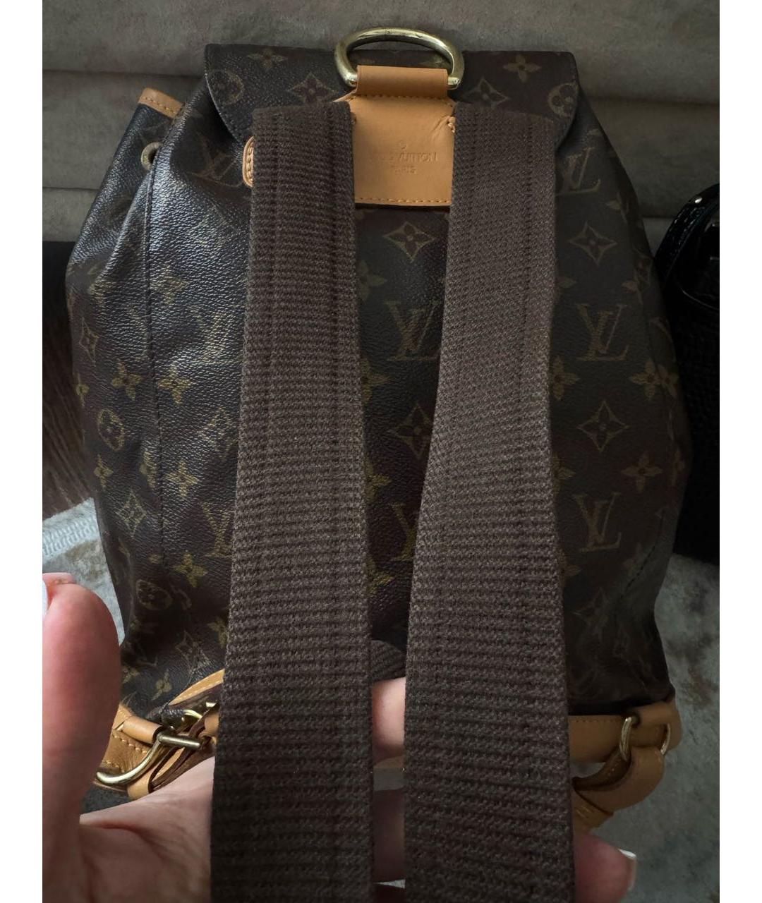 LOUIS VUITTON Коричневый рюкзак, фото 6