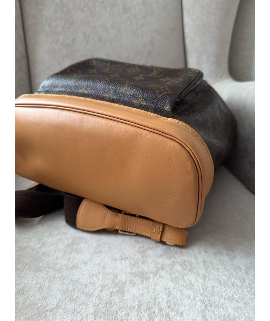 LOUIS VUITTON Коричневый рюкзак, фото 8