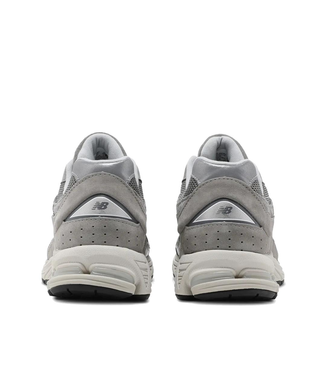 NEW BALANCE Серые кожаные кроссовки, фото 3