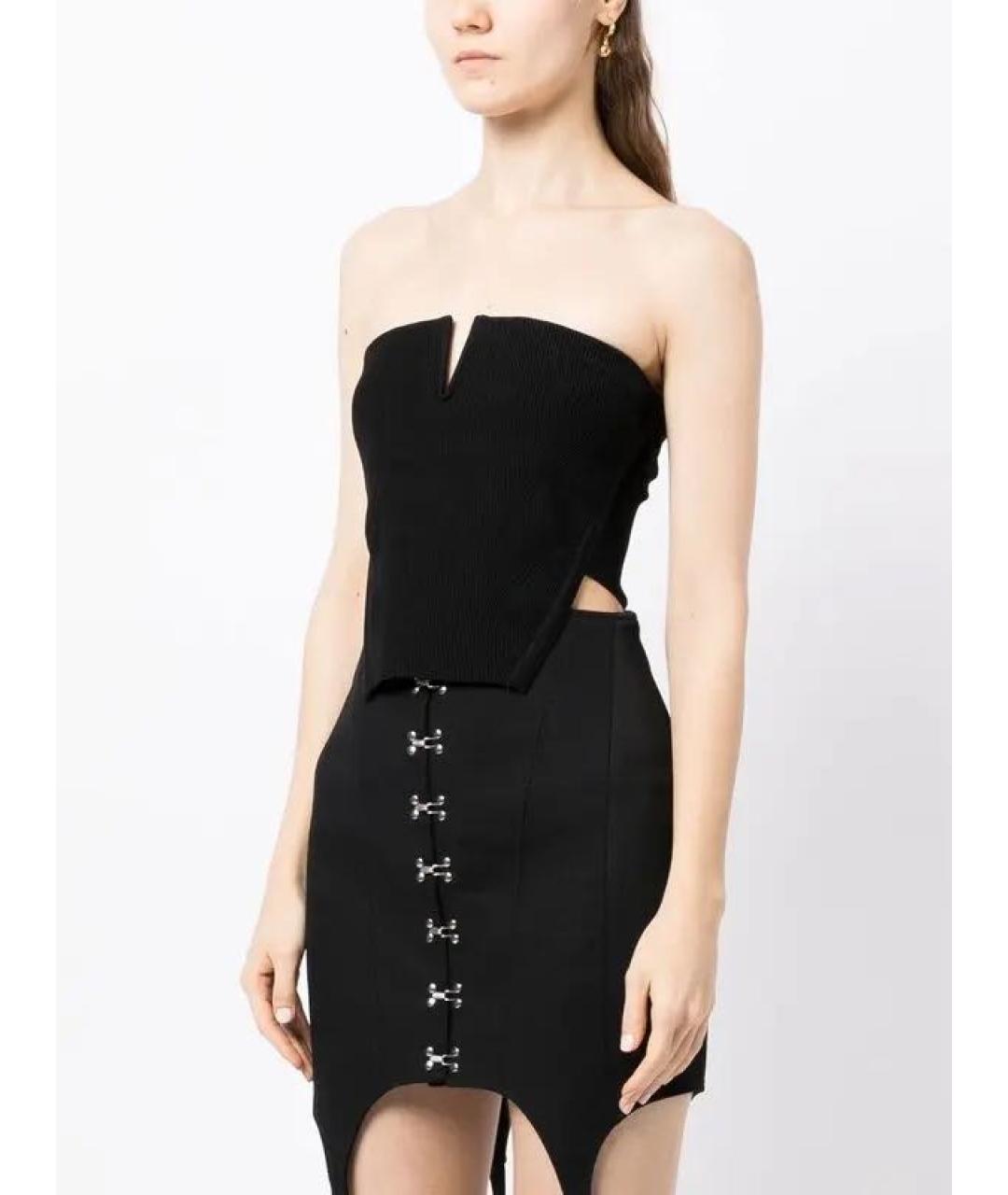 DION LEE Черный корсет, фото 3