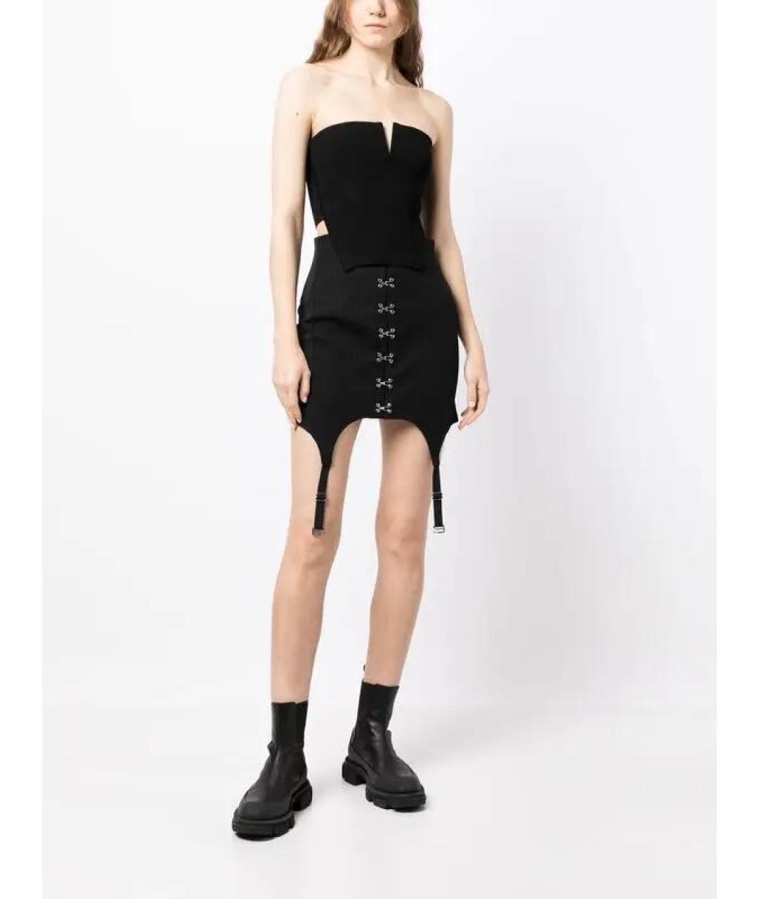 DION LEE Черный корсет, фото 2