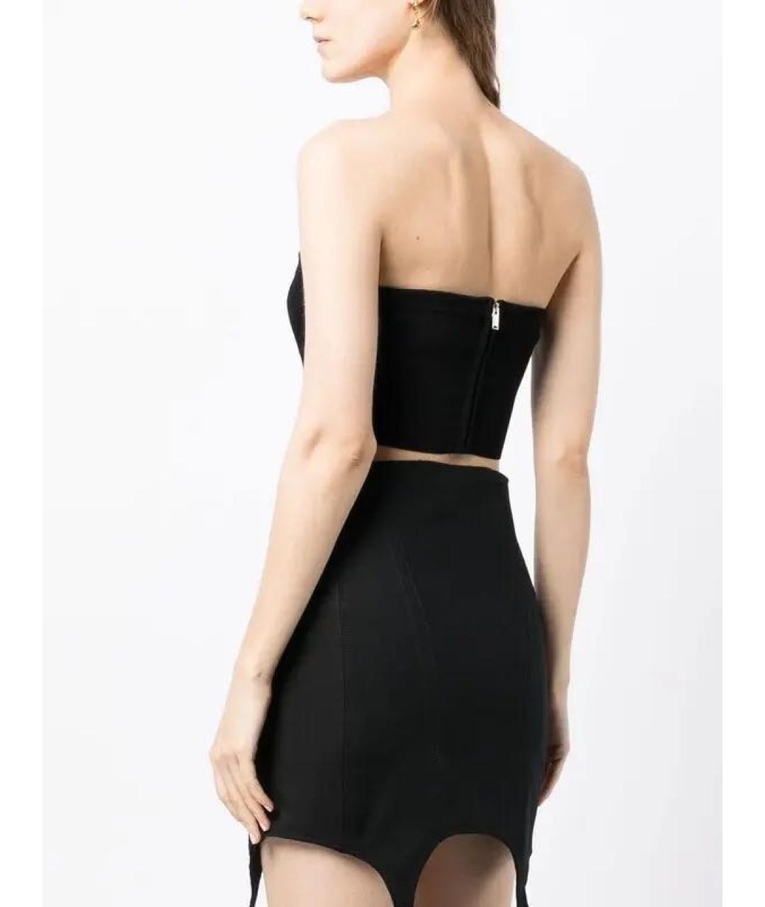 DION LEE Черный корсет, фото 4