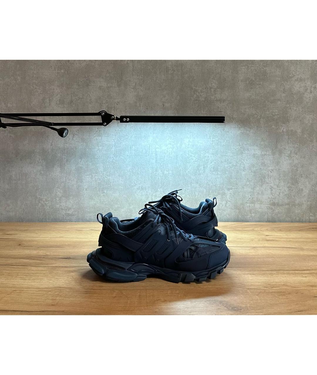 BALENCIAGA Темно-синие низкие кроссовки / кеды, фото 3
