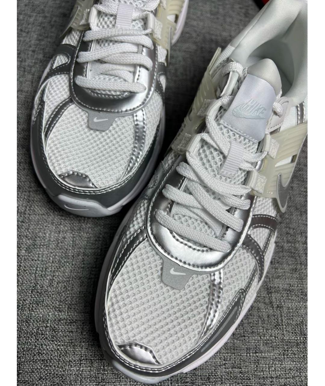 NIKE Серебряные низкие кроссовки / кеды, фото 2