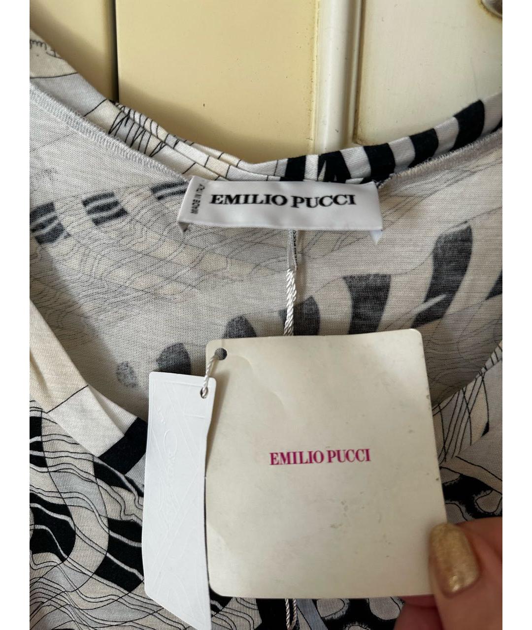 EMILIO PUCCI Мульти хлопковая майка, фото 3