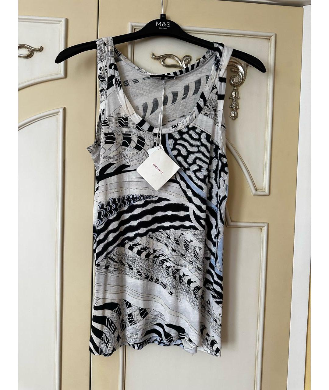 EMILIO PUCCI Мульти хлопковая майка, фото 5
