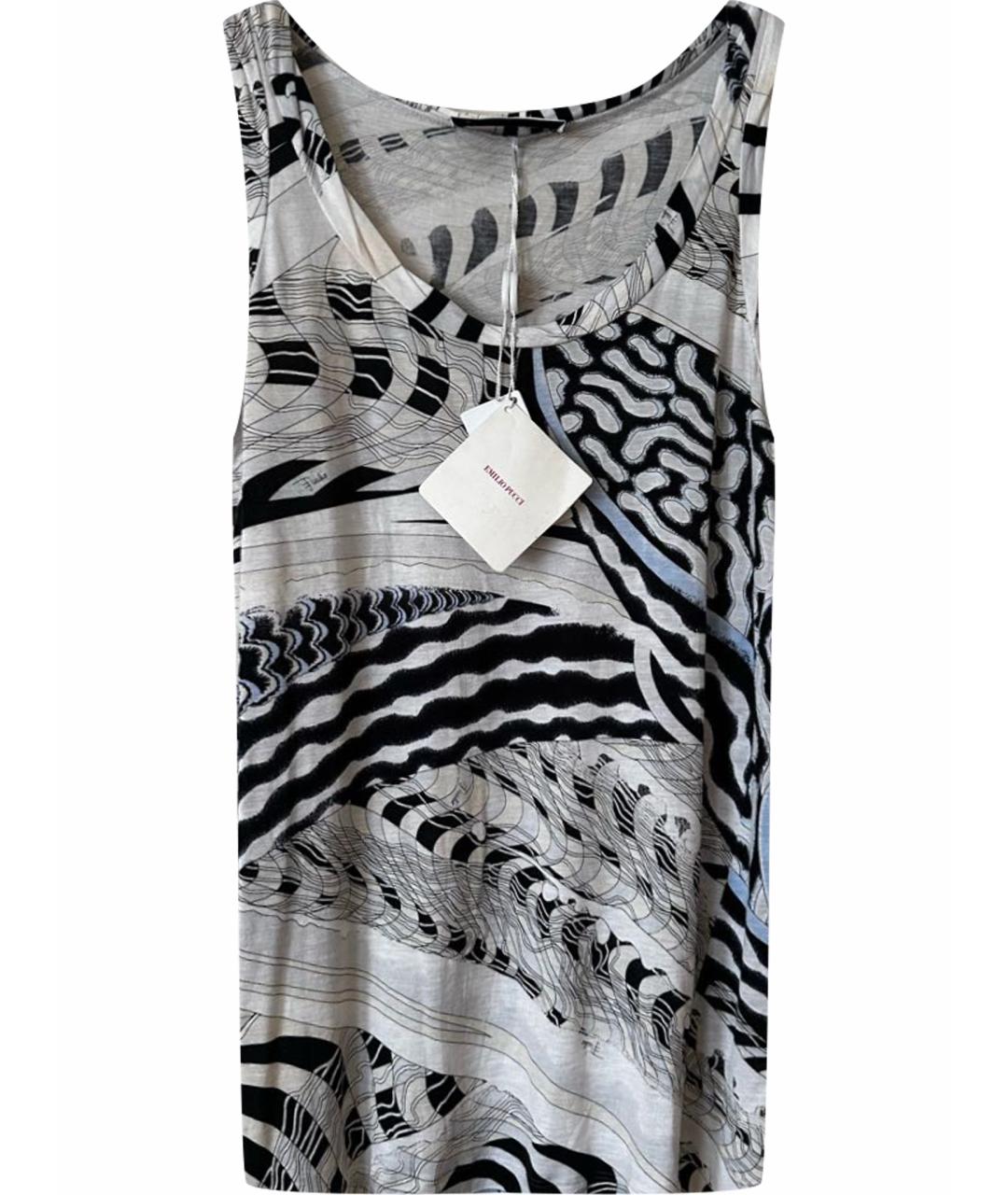 EMILIO PUCCI Мульти хлопковая майка, фото 1