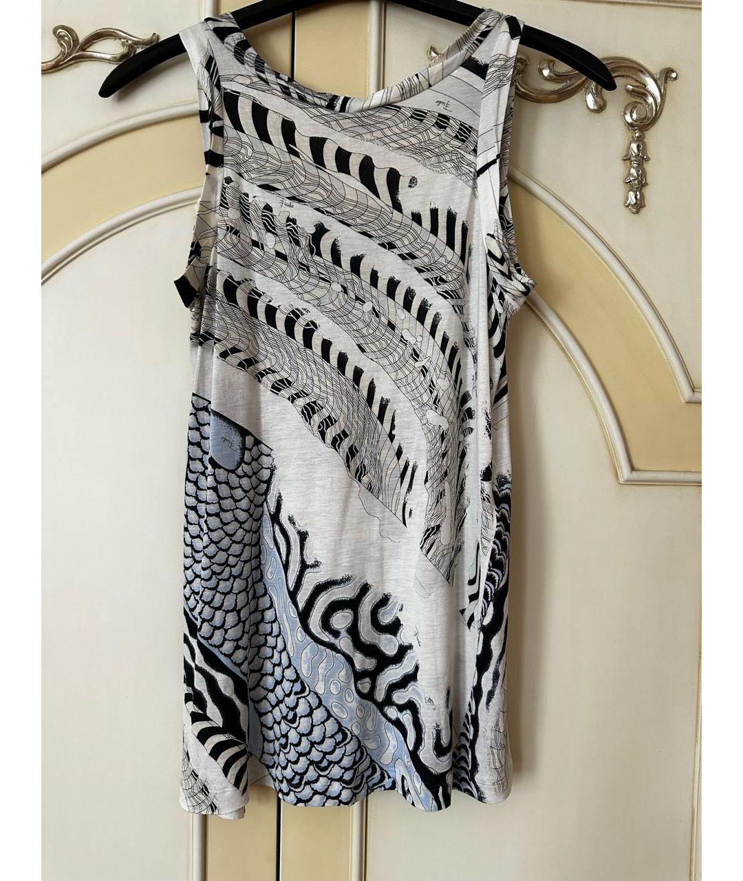 EMILIO PUCCI Мульти хлопковая майка, фото 2