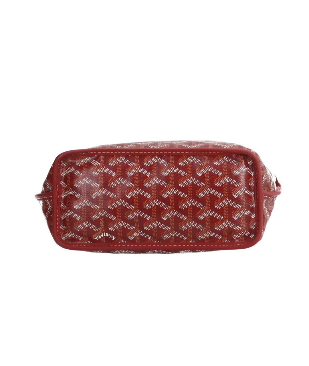 GOYARD Красная сумка тоут, фото 4