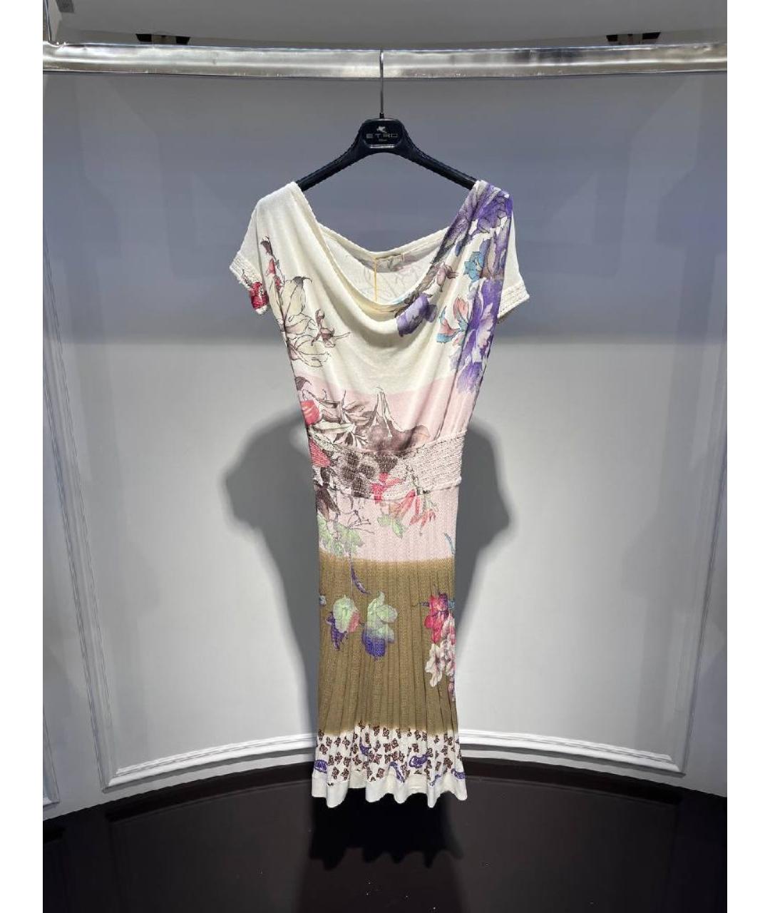 ETRO Мульти вискозное повседневное платье, фото 3