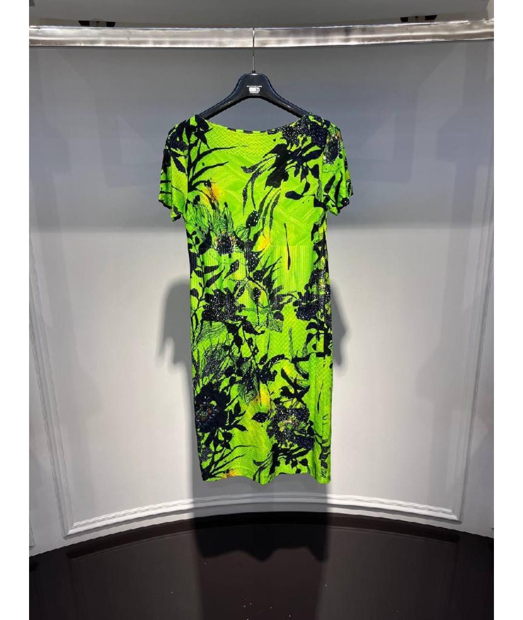 ETRO Зеленые вискозное повседневное платье, фото 2