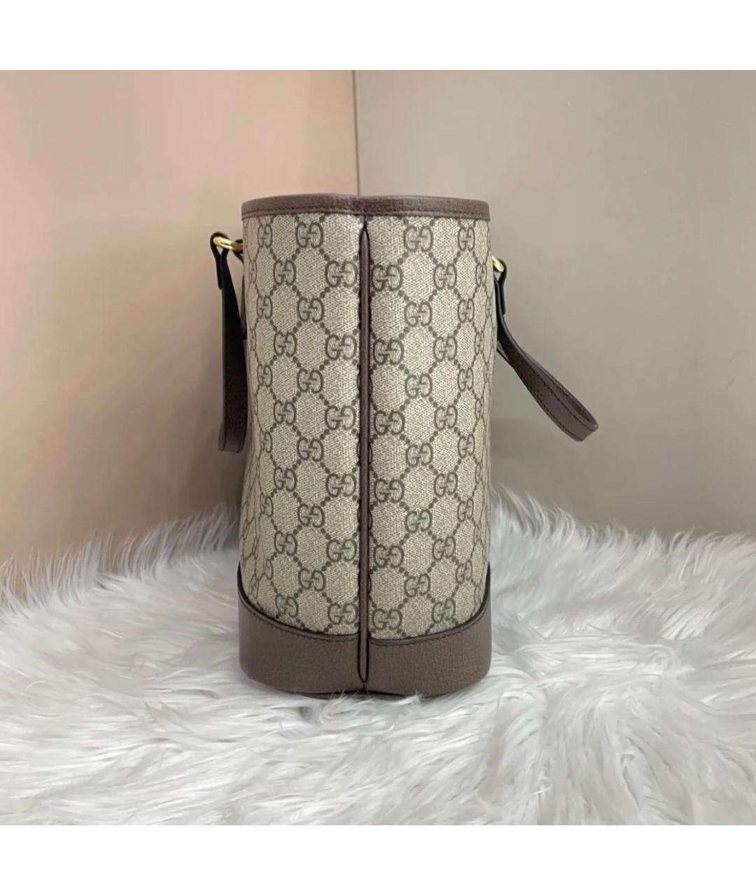 GUCCI Коричневая сумка тоут, фото 4