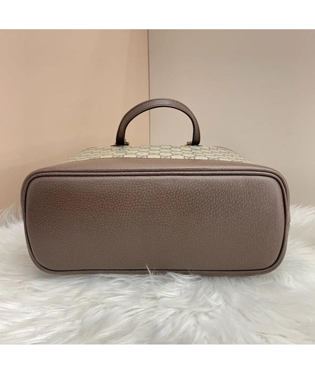 GUCCI Коричневая сумка тоут, фото 5