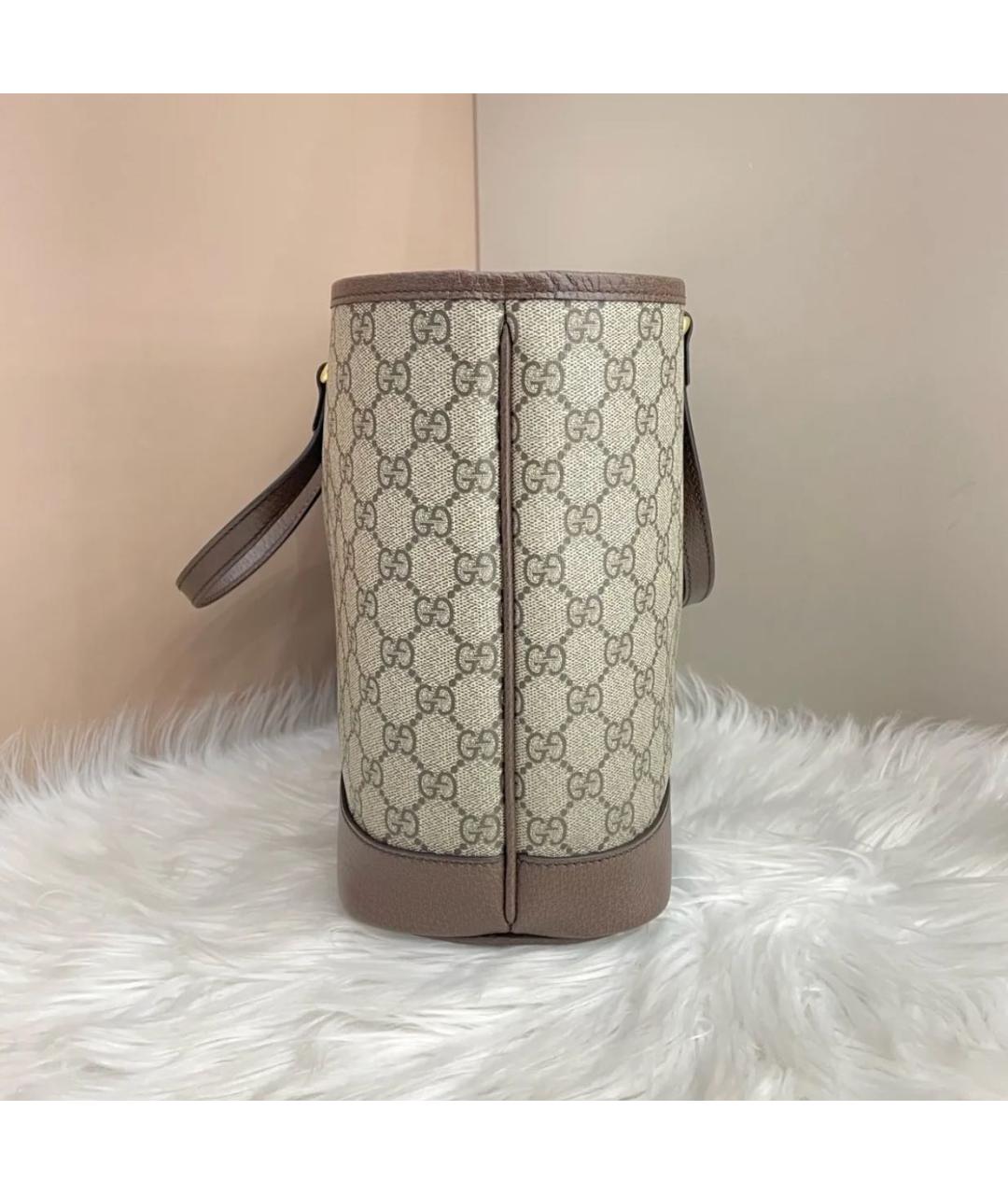 GUCCI Коричневая сумка тоут, фото 3
