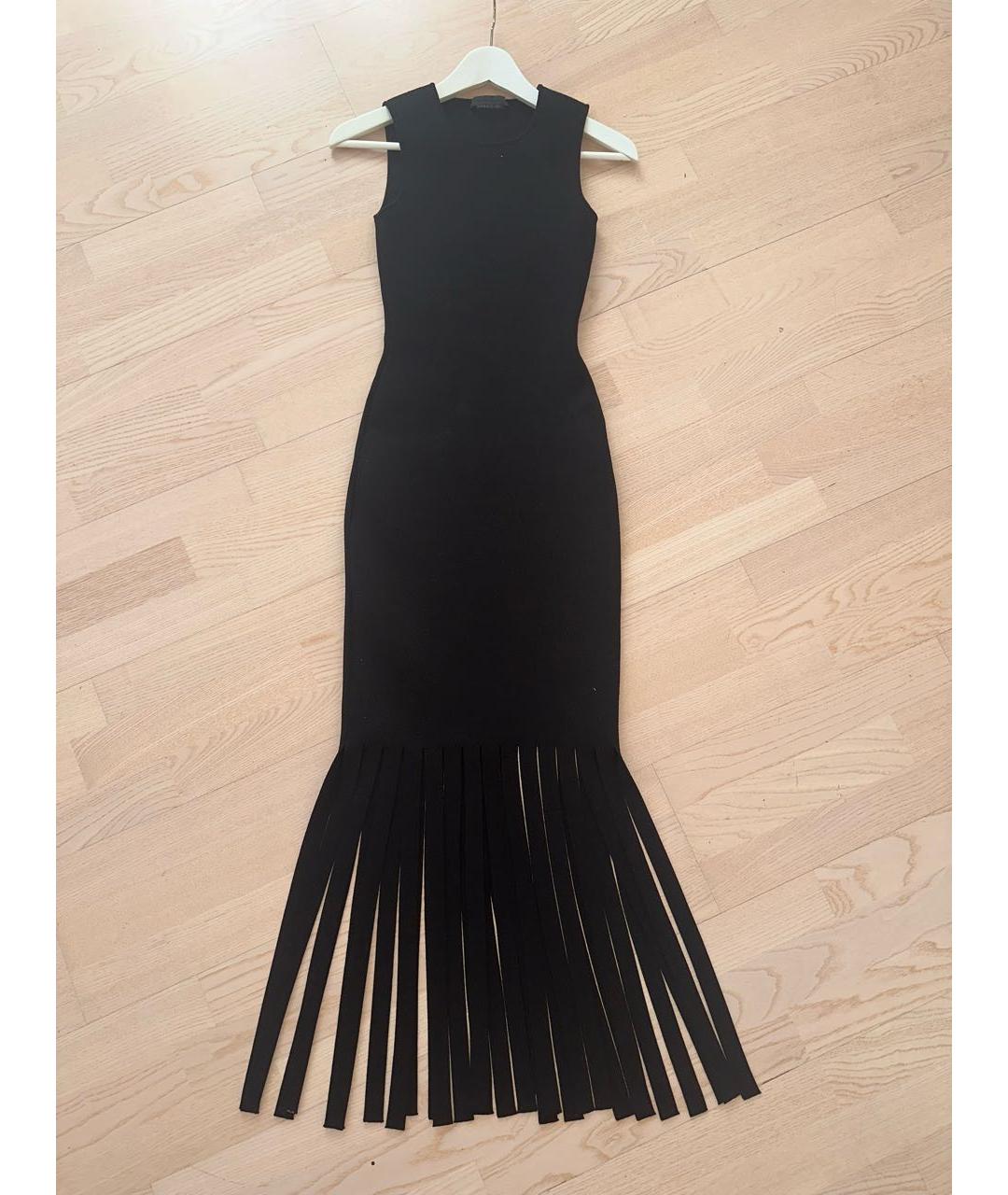 ALEXANDER WANG Черное вискозное вечернее платье, фото 6